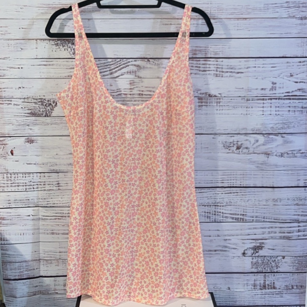 Floral Mesh Cover Up Dress